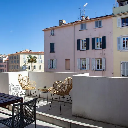 Rue Bonaparte, Quartier Citadelle Place Foch Ajaccio (Corsica)